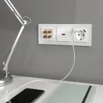 Розетка акустическая без рамки Werkel белый W1185001 от ImperiumLoft