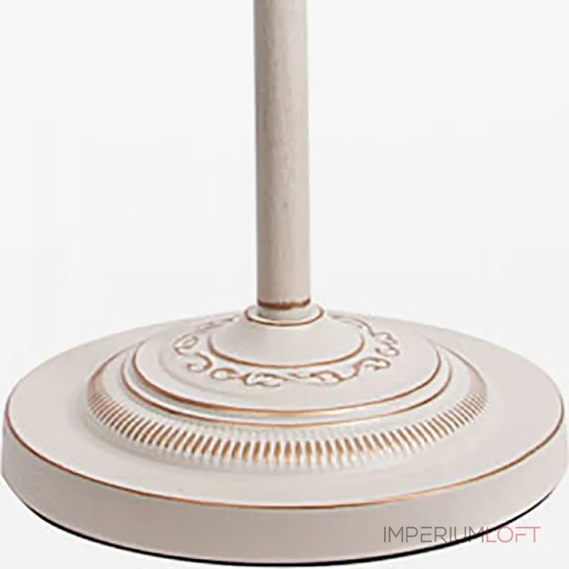 Торшер Eurosvet Amelia 10073/1 белый с золотом/прозрачный хрусталь Strotskis Цвет арматуры золото Цвет плафонов белый от ImperiumLoft