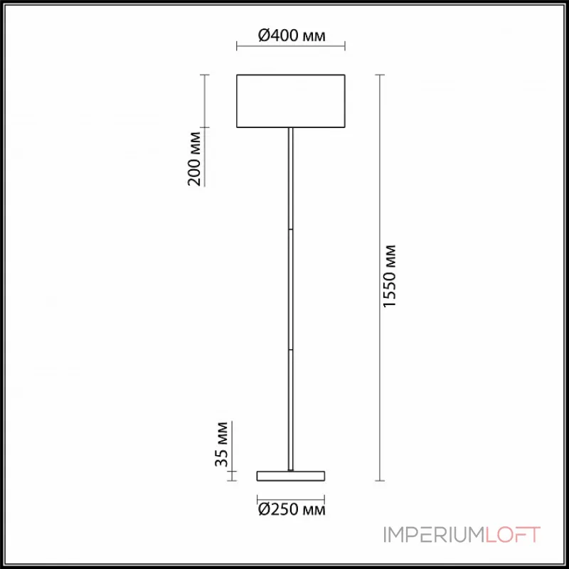 Торшер Lumion Nikki 3745/2F Цвет арматуры никель Цвет плафонов белый от ImperiumLoft