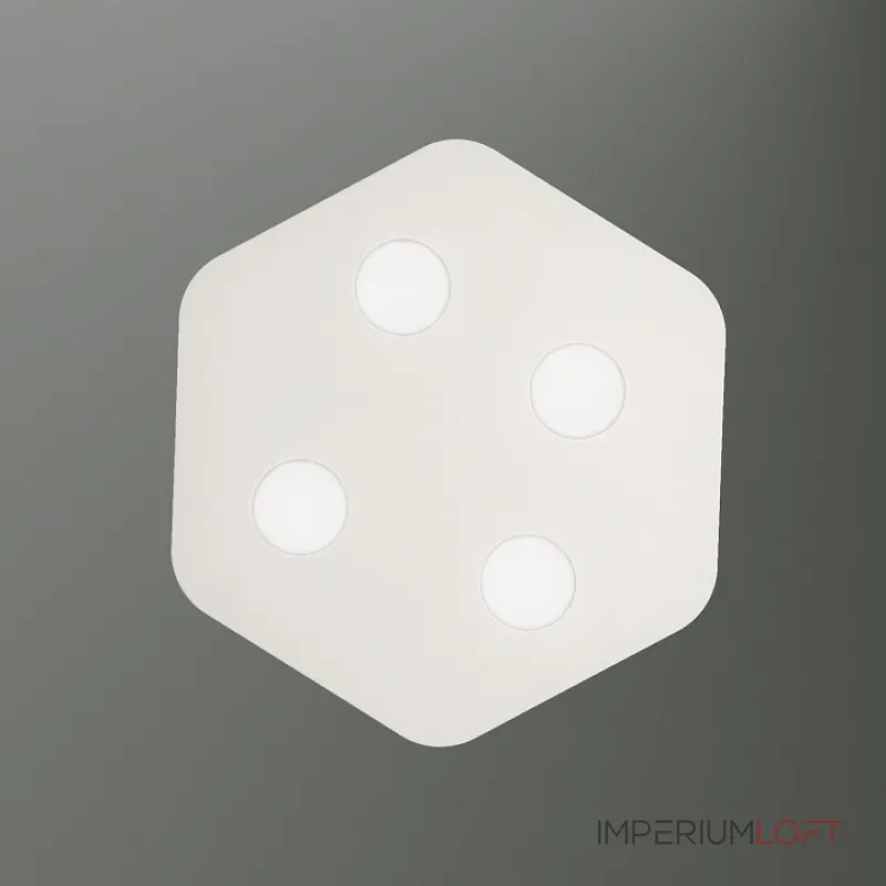 Накладной светильник Mantra Area 6642 Цвет арматуры белый Цвет плафонов белый от ImperiumLoft
