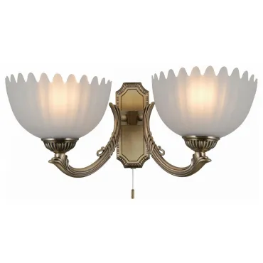 Бра Citilux Севилья CL414323 Цвет арматуры Коричневый Цвет плафонов Белый