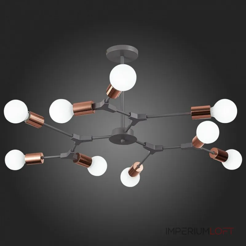 Люстра на штанге EVOLUCE Palare SLE106403-09 Люстра на штанге EVOLUCE Palare SLE106403-09