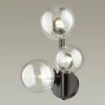 Бра Odeon Light Tovi 4818/3W Цвет плафонов прозрачный Цвет арматуры черный от ImperiumLoft