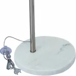 Торшер Arte Lamp Goliath A5822PN-1SS Цвет арматуры серебро Цвет плафонов белый от ImperiumLoft