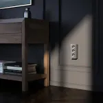 Розетка влагозащищенная с заземлением и шторками Werkel Gallant (графит рифленый) W5073104 Gallant (графит рифленый) от ImperiumLoft