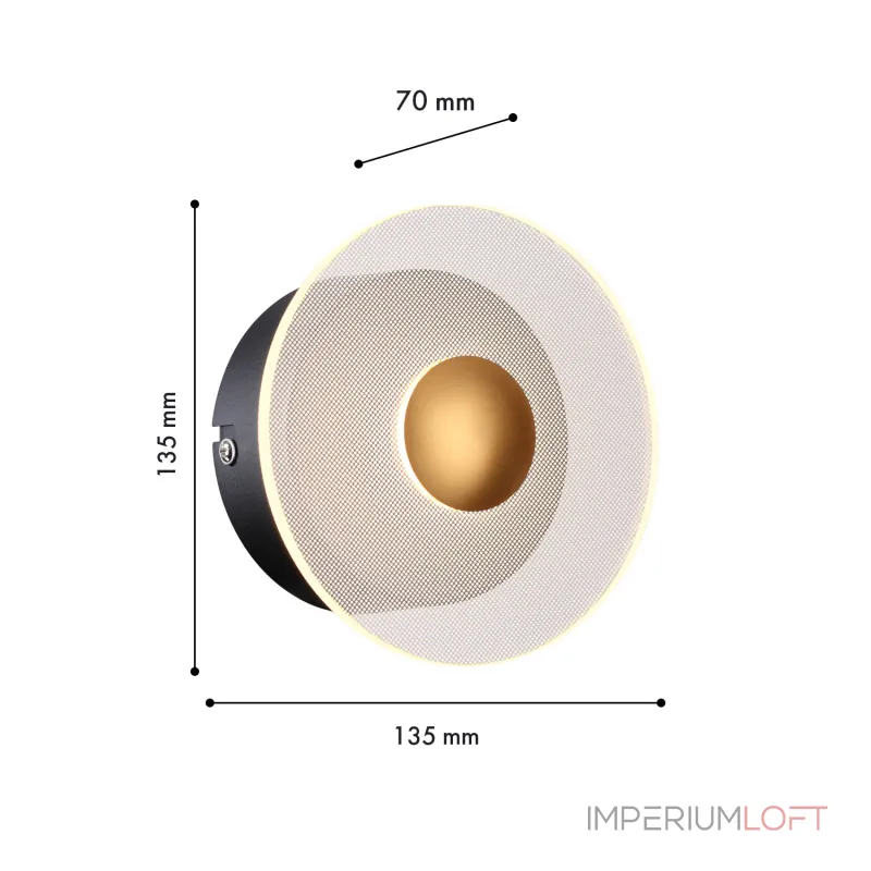 Настенный светильник Favourite Solskin 4317-1W от ImperiumLoft