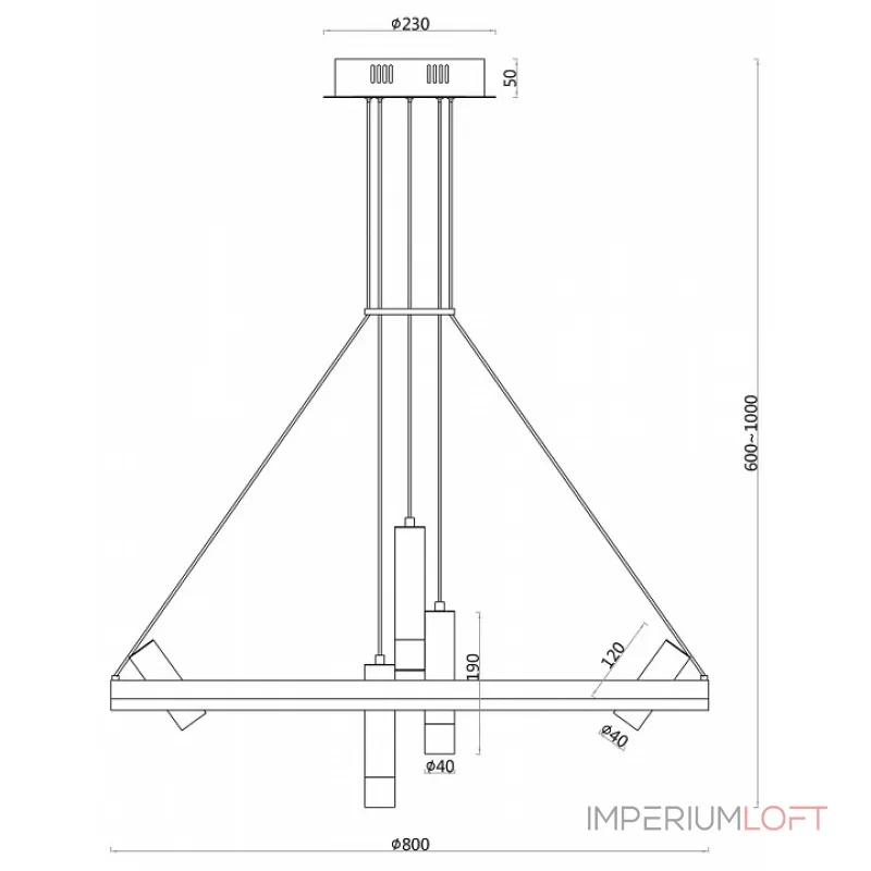 Подвесная люстра F-promo Daur 3097-8P Подвесная люстра F-promo Daur 3097-8P