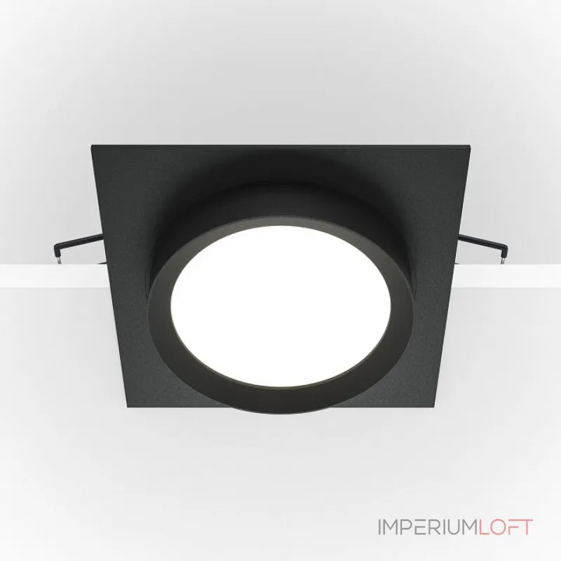 Встраиваемый светильник Maytoni Hoop DL086-GX53-SQ-B от ImperiumLoft