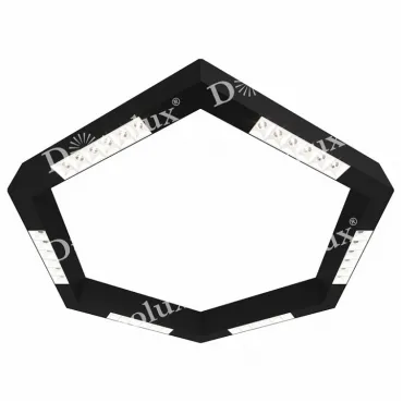 Накладной светильник Donolux DL18515 DL18515С111B36.48.700WB Цвет арматуры черный Цвет плафонов черно-белый