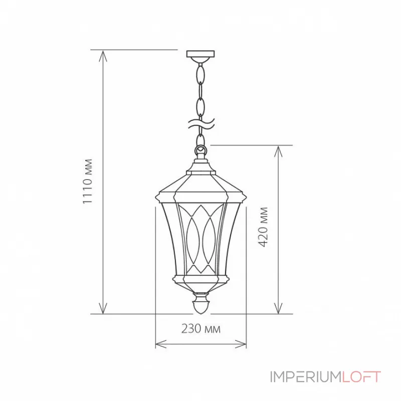 Подвесной светильник Elektrostandard Virgo Virgo H капучино от ImperiumLoft