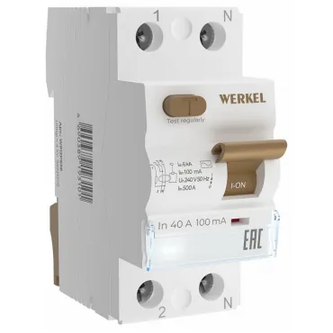 Устройство защитного отключения 1P Werkel W812P404
