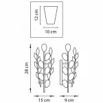 Бра Lightstar Isabelle 791614 Цвет арматуры хром Цвет плафонов прозрачный от ImperiumLoft