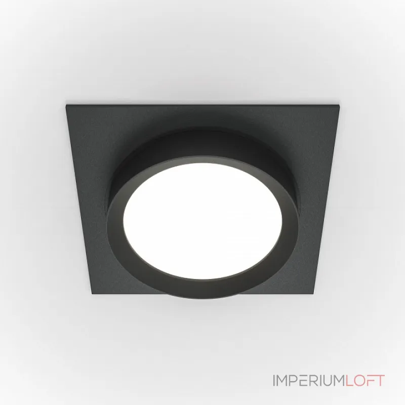 Встраиваемый светильник Maytoni Hoop DL086-GX53-SQ-B от ImperiumLoft