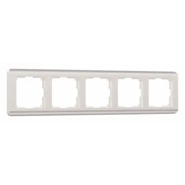 Рамка на 5 постов Werkel Stream перламутровый W0052113