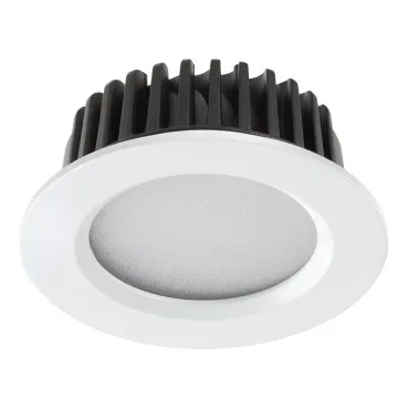 Встраиваемый светильник Novotech Drum 357600 Цвет арматуры черно-белый Цвет плафонов белый