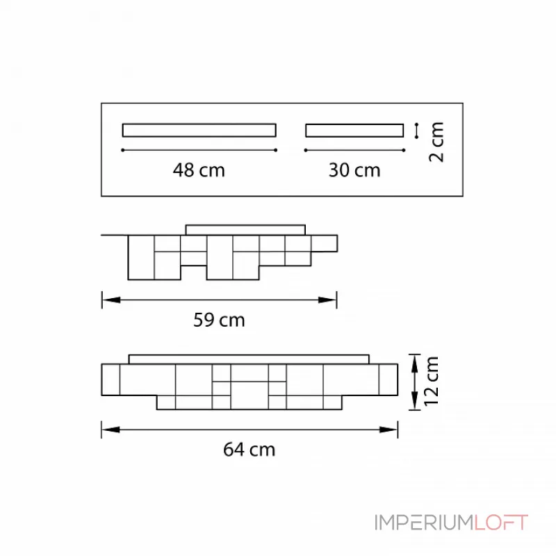 Потолочный светильник Lightstar Favo LED 750161