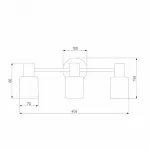 Бра Eurosvet Corso 20089/3 хром Цвет арматуры хром Цвет плафонов белый от ImperiumLoft