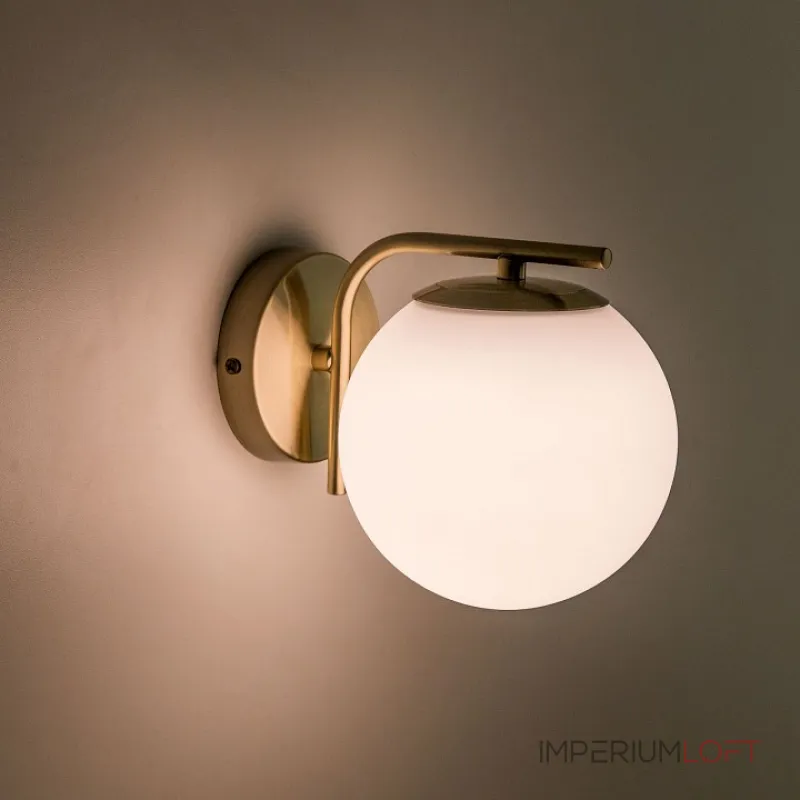 Бра Citilux Бремен CL112313 Бронза , плафон Белый от ImperiumLoft