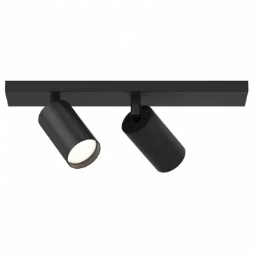 Спот Maytoni Focus S C051CL-02B Цвет арматуры черный Цвет плафонов черный