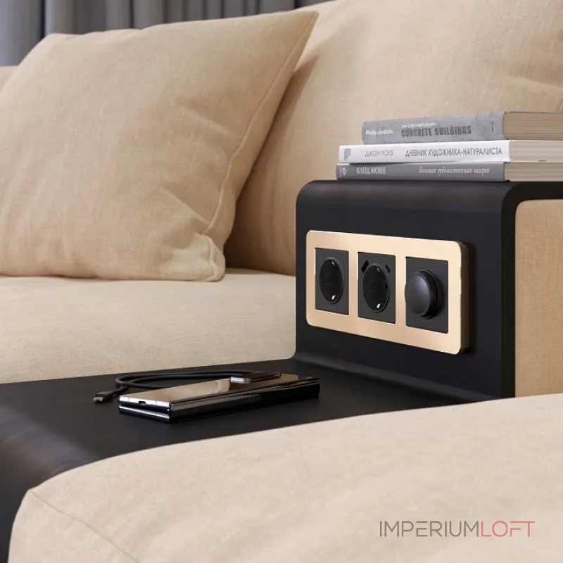 Рамка на 3 поста Werkel Platinum шампань W0032611 от ImperiumLoft