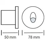 Встраиваемый светильник Horoz Electric Yakut HRZ00001068 от ImperiumLoft