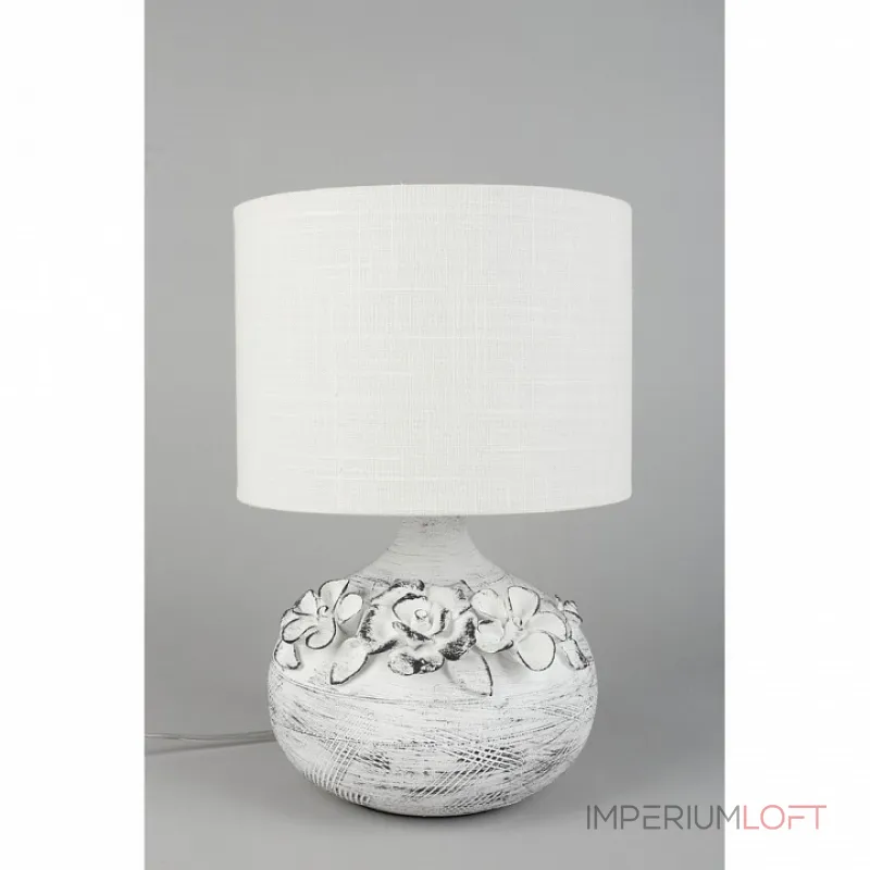 Настольная лампа декоративная Omnilux Valdieri OML-16504-01 Цвет плафонов белый от ImperiumLoft