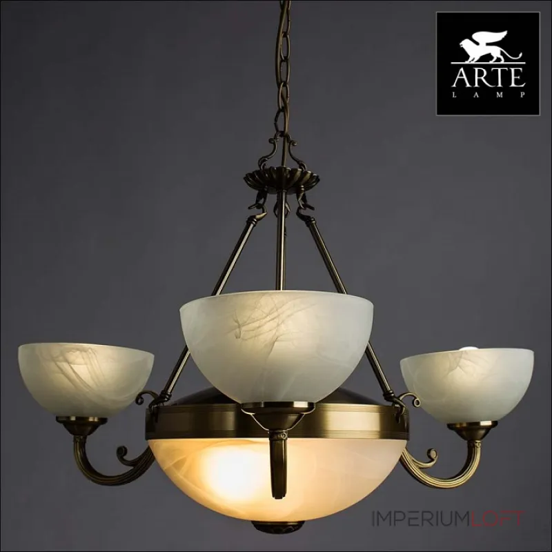 Подвесная люстра Arte Lamp Windsor A3777LM-3-2AB Подвесная люстра Arte Lamp Windsor A3777LM-3-2AB