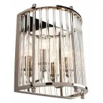 Накладной светильник Aployt Joanna APL.726.01.02 Цвет арматуры никель Цвет плафонов прозрачный от ImperiumLoft