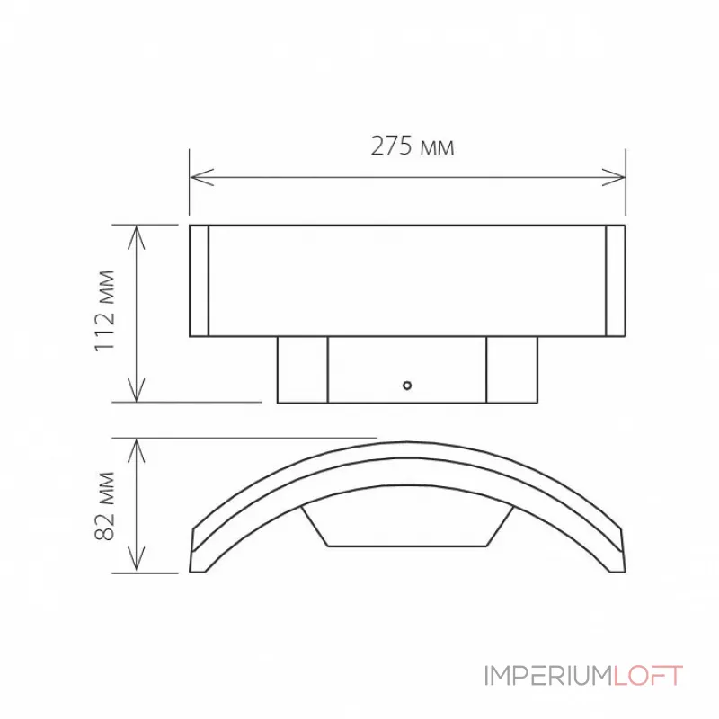 Накладной светильник Elektrostandard Asretia Techno 1671 LED Asretia D черный от ImperiumLoft