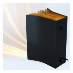 Настольная лампа декоративная Lucide Extravaganza Livret 78596/01/30 Цвет плафонов золото Цвет арматуры черный от ImperiumLoft