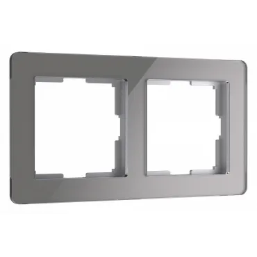 Рамка на 2 поста Werkel Acrylic графит W0022704
