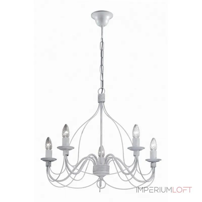 Подвесная люстра Ideal Lux Corte CORTE SP5 BIANCO ANTICO Подвесная люстра Ideal Lux Corte CORTE SP5 BIANCO ANTICO