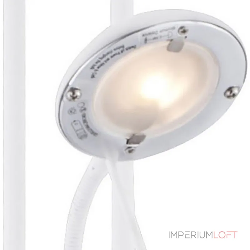 Торшер с подсветкой Arte Lamp Duetto A4329PN-2WH Цвет арматуры белый Цвет плафонов белый от ImperiumLoft Торшер с подсветкой Arte Lamp Duetto A4329PN-2WH Цвет арматуры белый Цвет плафонов белый от ImperiumLoft