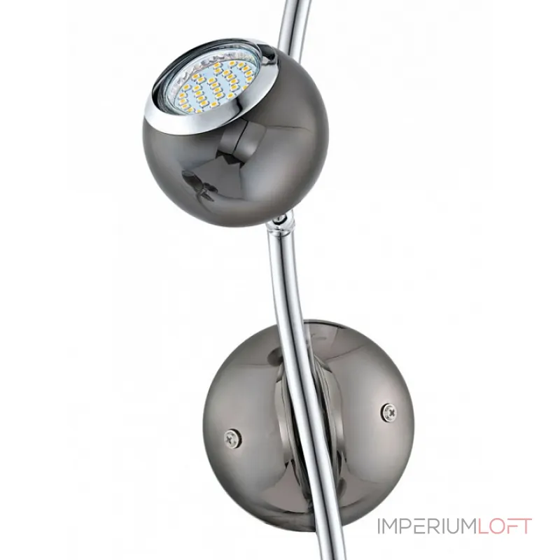 Спот Eglo ПРОМО Bimeda 31008 Цвет арматуры хром Цвет плафонов черный от ImperiumLoft