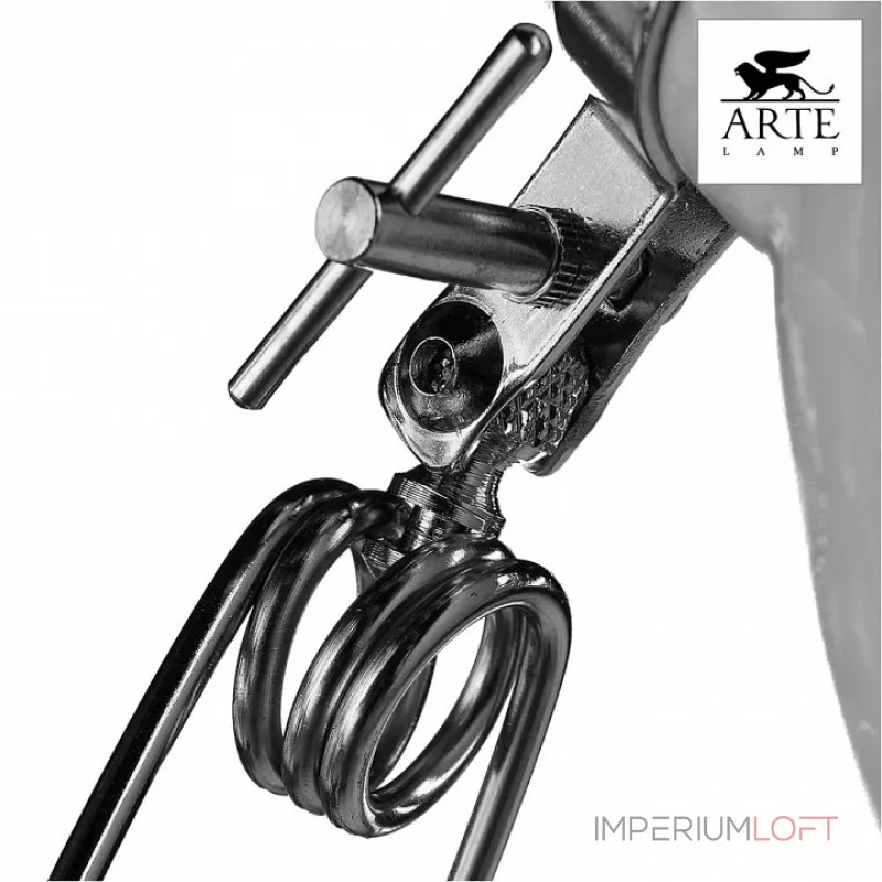 Настольная лампа декоративная Arte Lamp Dorm A1409LT-1WH Цвет арматуры хром Цвет плафонов белый от ImperiumLoft Настольная лампа декоративная Arte Lamp Dorm A1409LT-1WH Цвет арматуры хром Цвет плафонов белый от ImperiumLoft