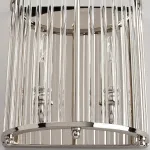 Накладной светильник Aployt Joanna APL.726.01.02 Цвет арматуры никель Цвет плафонов прозрачный от ImperiumLoft