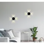 Накладной светильник Ambrella Sota 4 FW135 Цвет арматуры черный Цвет плафонов черный от ImperiumLoft