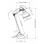 Настольная лампа офисная Lightstar Loft 765917 Цвет арматуры черный Цвет плафонов черный от ImperiumLoft