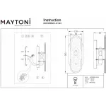Накладной светильник Maytoni Marmo MOD099WL-01G3 от ImperiumLoft