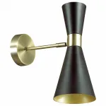 Бра Lumion Quinn 3662/1W Цвет арматуры бронза Цвет плафонов черный от ImperiumLoft