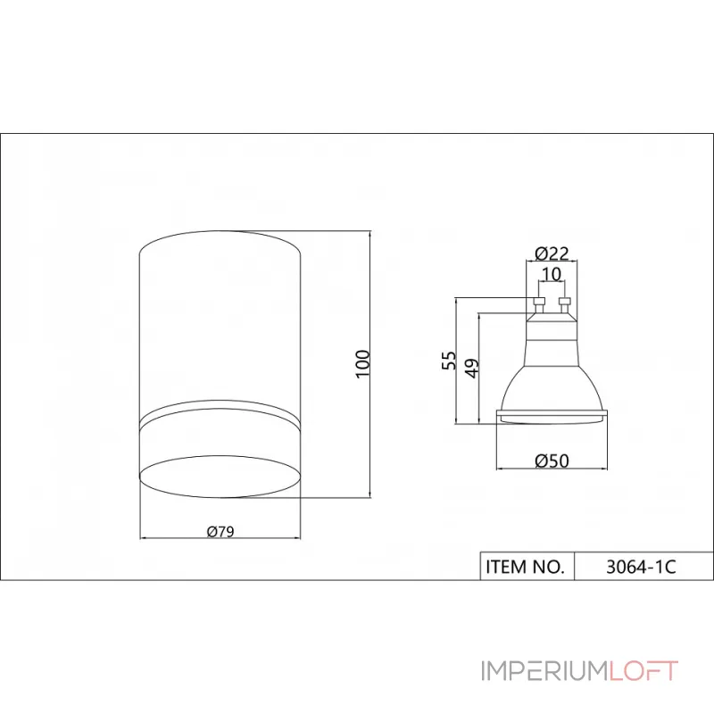Накладной светильник Favourite Darar 3064-1C от ImperiumLoft