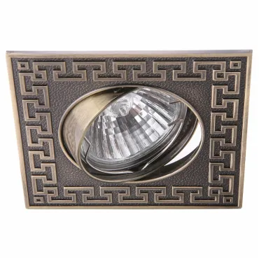 Комплект из 3 встраиваемых светильников Arte Lamp Eclipse A2107PL-3AB Цвет арматуры бронза Цвет плафонов прозрачный