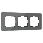 Рамка на 3 поста Werkel Elite (графит, стекло) W0032440 от ImperiumLoft