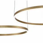 Подвесной светильник Indigo Galass 14001/2P Gold