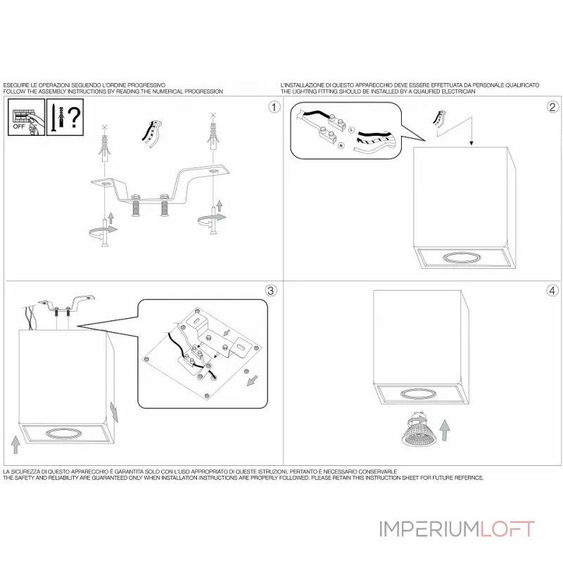 Накладной светильник Ideal Lux Oak OAK PL1 SQUARE BIANCO от ImperiumLoft Накладной светильник Ideal Lux Oak OAK PL1 SQUARE BIANCO от ImperiumLoft