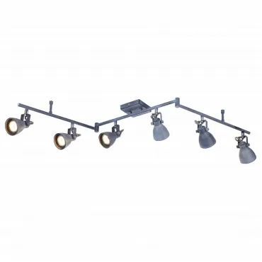 Спот Arte Lamp 9189 A9189PL-6GY Цвет арматуры серый Цвет плафонов серый