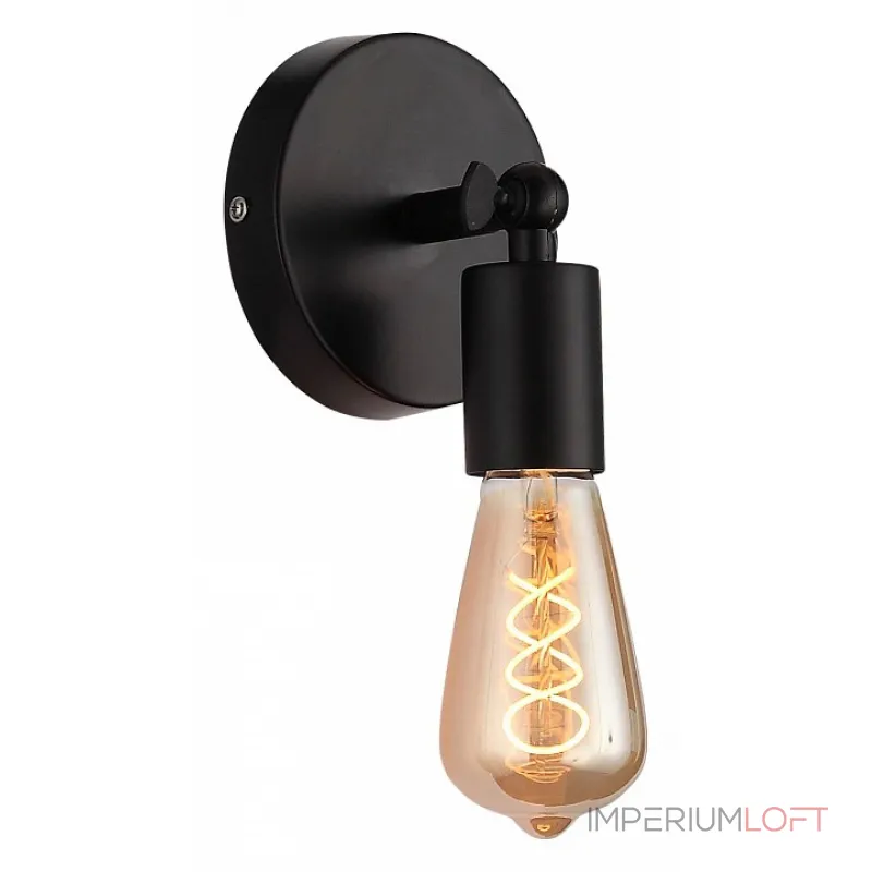 Бра EVOLUCE Ano SL419.401.01 Цвет арматуры черный Цвет плафонов белый от ImperiumLoft