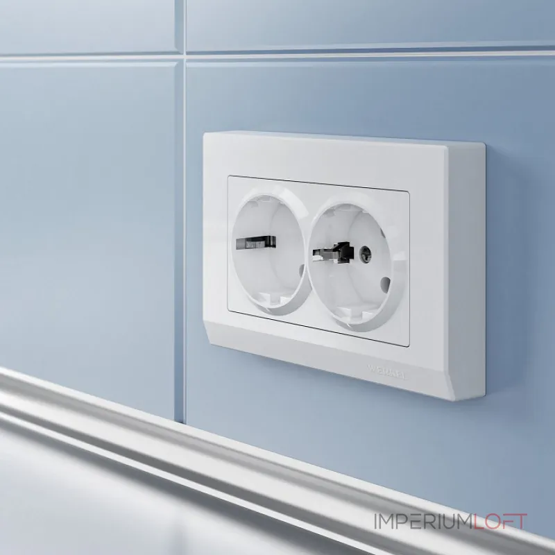Рамка для двойной розетки Werkel Stark W0081801 от ImperiumLoft