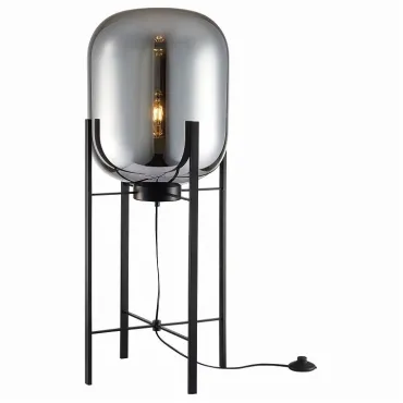 Торшер ST-Luce Burasca SL1050.715.01 Цвет плафонов серый Цвет арматуры черный Торшер ST-Luce Burasca SL1050.715.01 Цвет плафонов серый Цвет арматуры черный