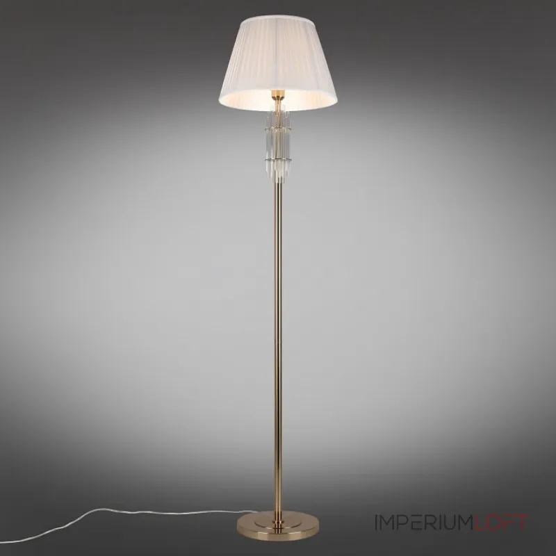 Торшер Aployt Zhaklin APL.744.05.01 Цвет арматуры золото Цвет плафонов белый от ImperiumLoft